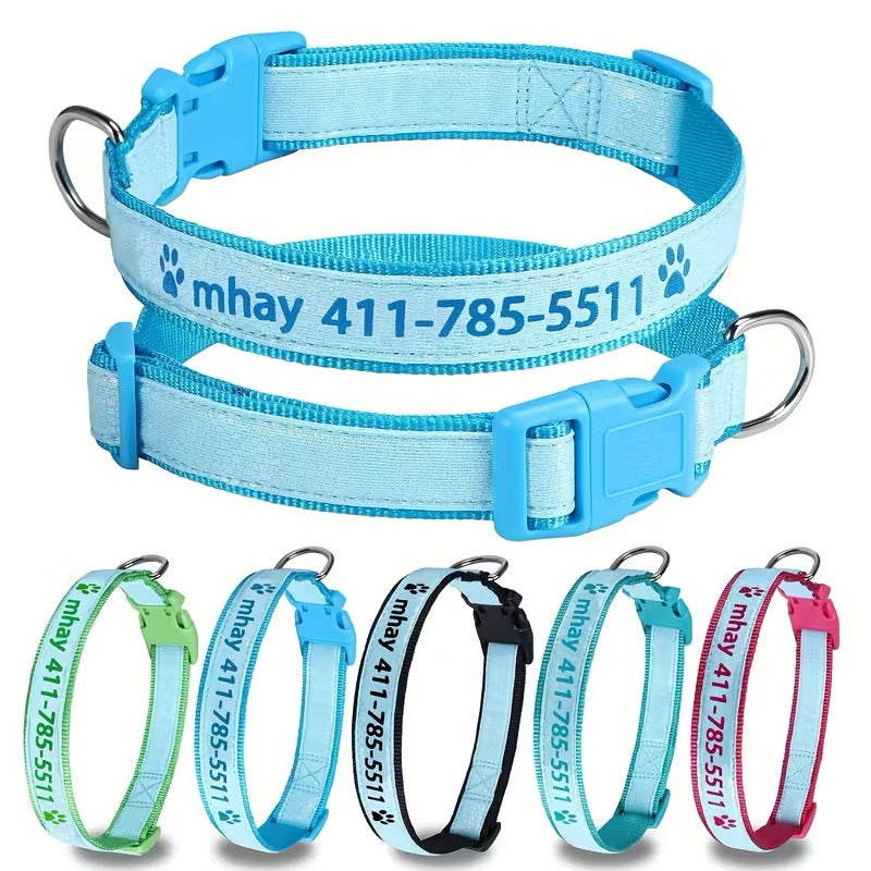 AVERO™ LED Glow Collar — Safe Night Walks for Pets