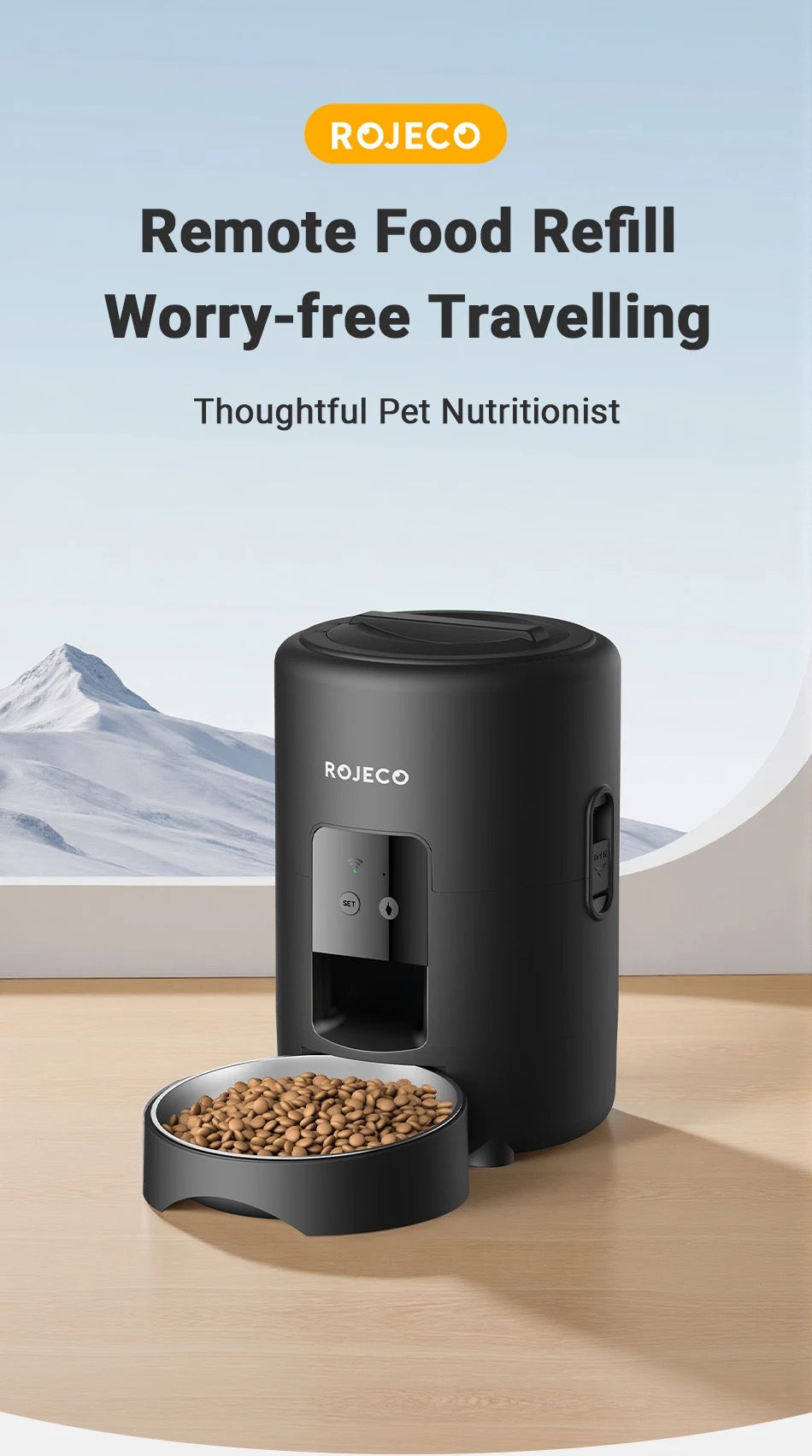 AVERO™ Smart Automatic Pet Feeder — Scheduled & App-Controlled Feeding