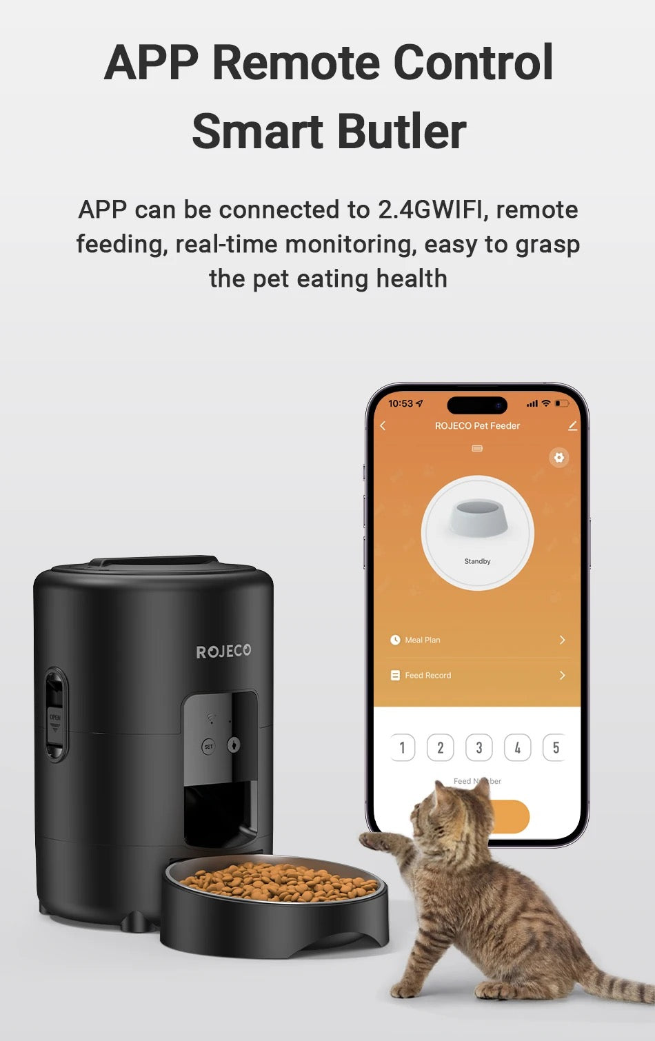 AVERO™ Smart Automatic Pet Feeder — Scheduled & App-Controlled Feeding