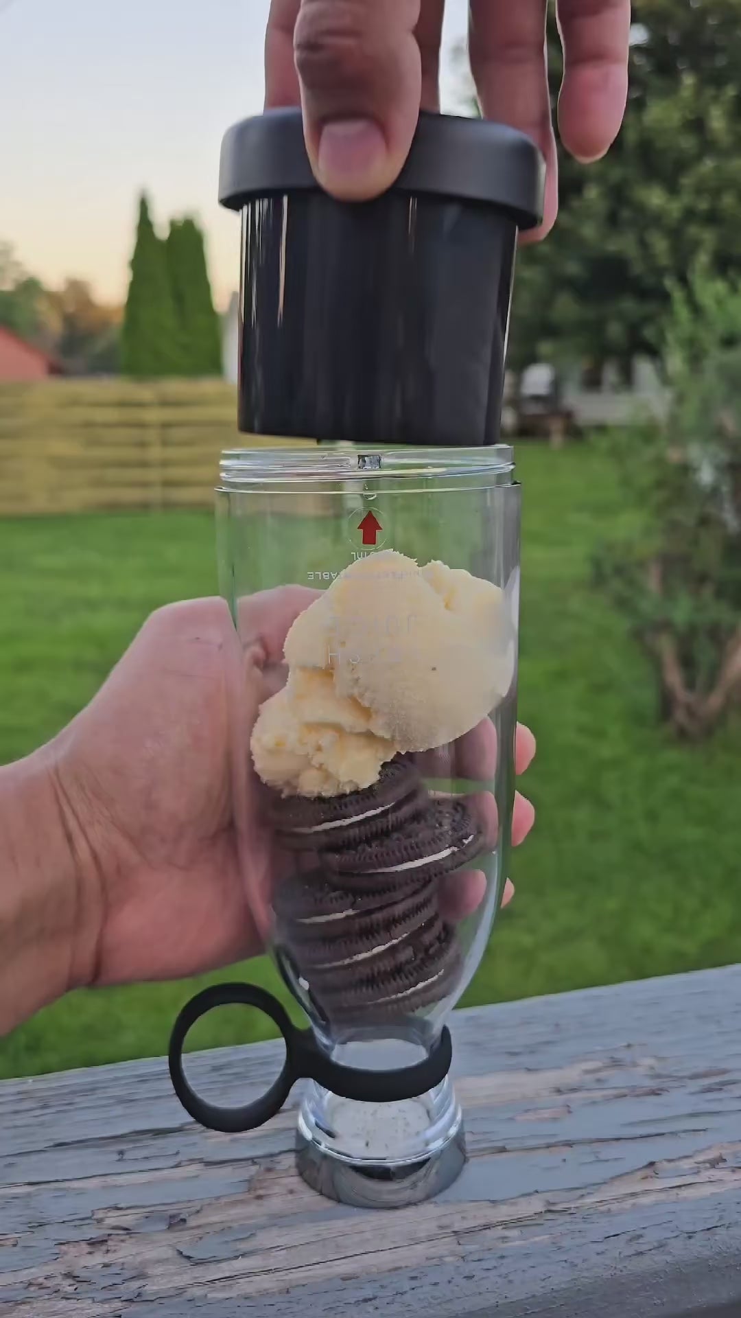 Load video: Electric cleaning brush removing tough dirt from bathroom surfaces